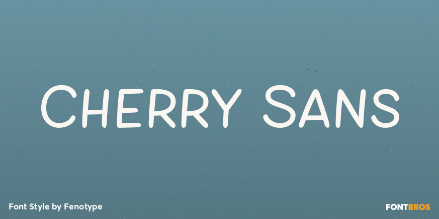 Cherry Sans Poster