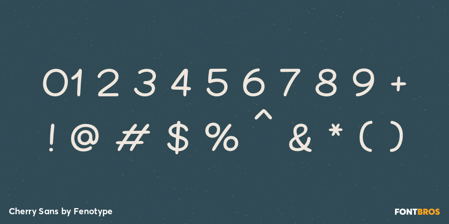 Cherry Sans Font Poster #1