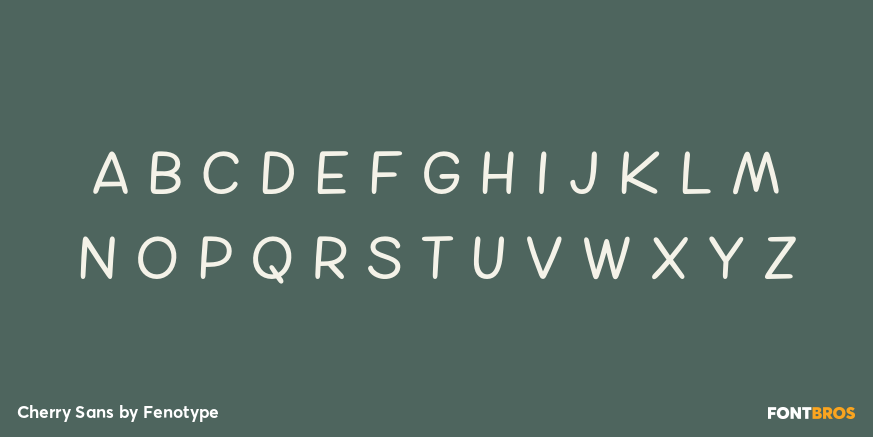 Cherry Sans Font Poster #2