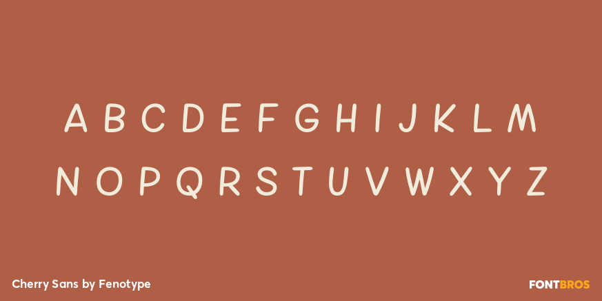 Cherry Sans Font Poster #3