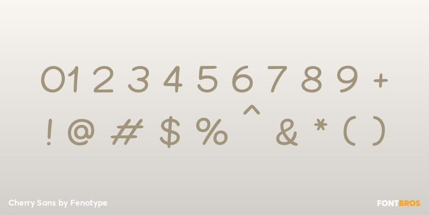 Cherry Sans Font Poster #4