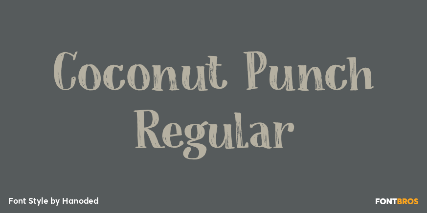 Coconut Punch Regular Poster