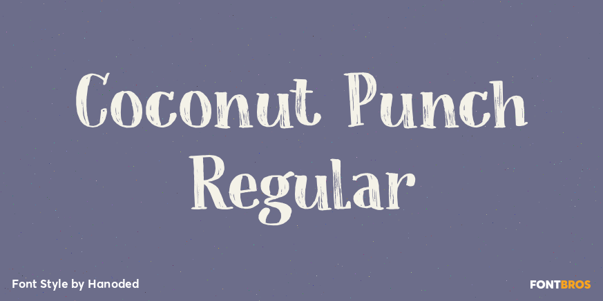 Coconut Punch Regular Poster