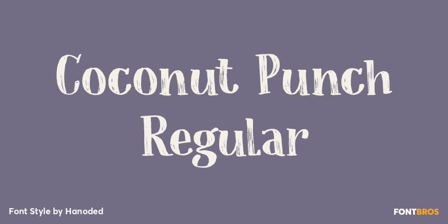 Coconut Punch Regular Poster