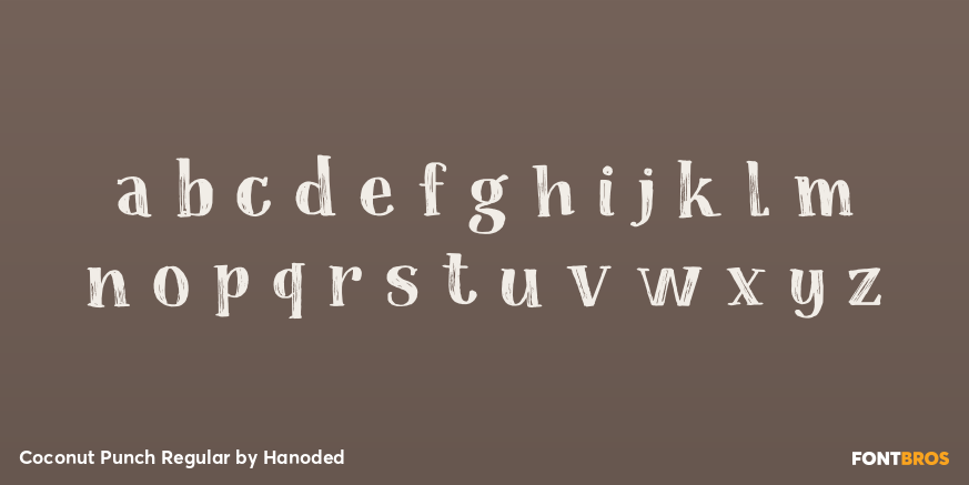 Coconut Punch Regular Font Poster #3