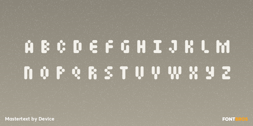 Mastertext Font Poster #2