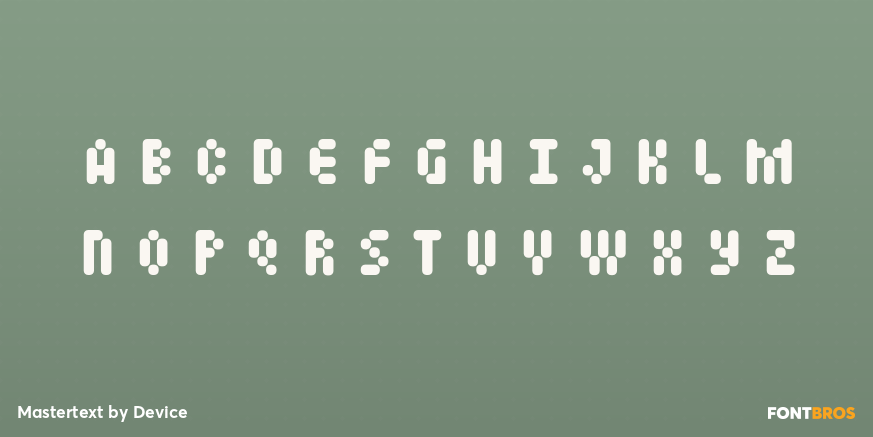 Mastertext Font Poster #3