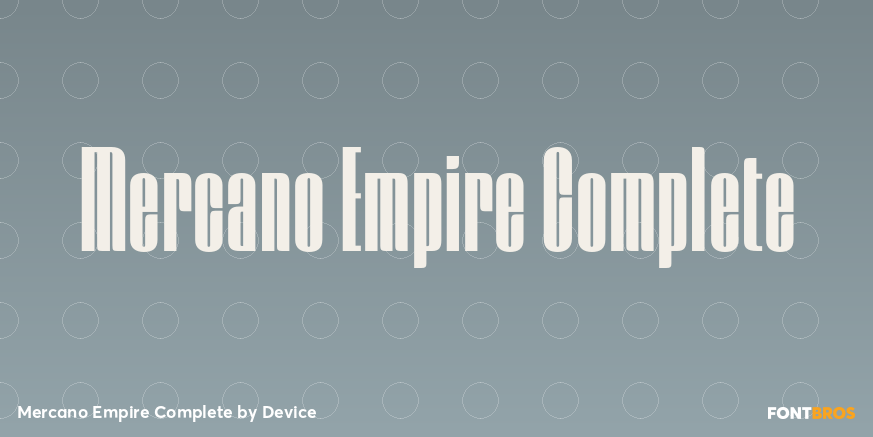Mercano Empire Complete Poster