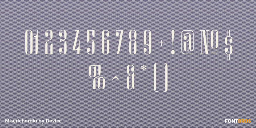 Miserichordia Font Poster #1