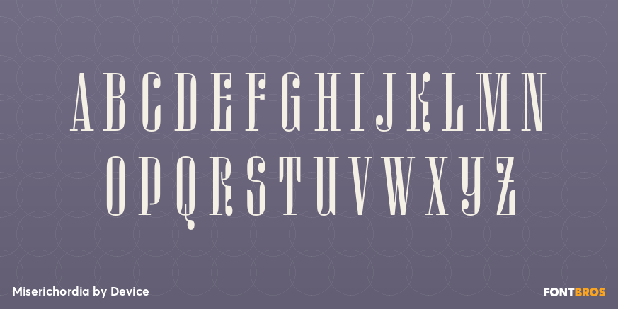 Miserichordia Font Poster #1