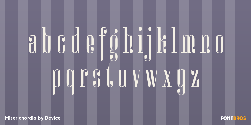 Miserichordia Font Poster #1