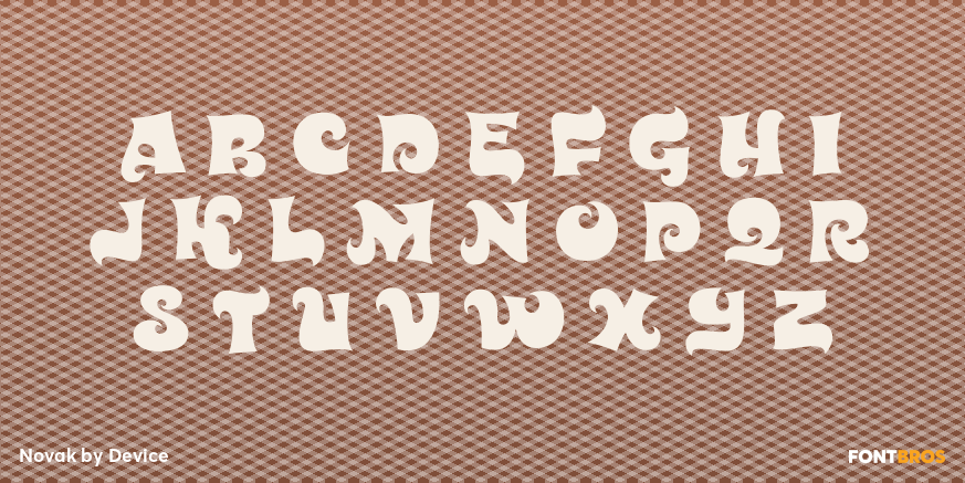 Novak Font Poster #2