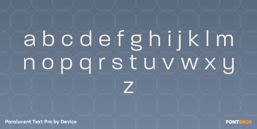 Paralucent Text Pro Font Poster #3