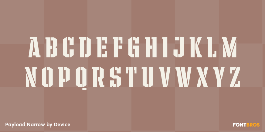 Payload Narrow Font Poster #3