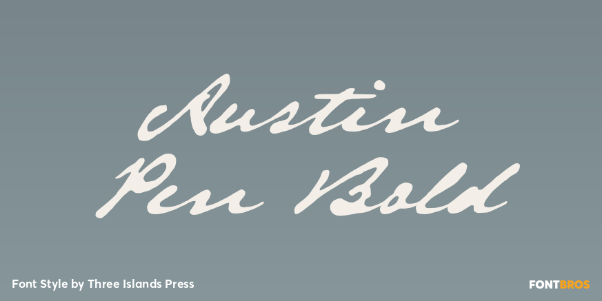 Austin Pen Bold Poster