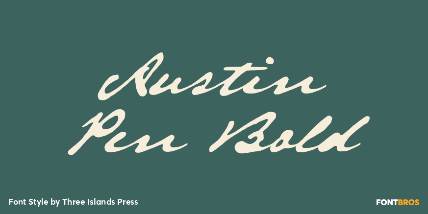 Austin Pen Bold Poster