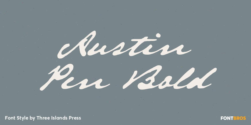 Austin Pen Bold Poster