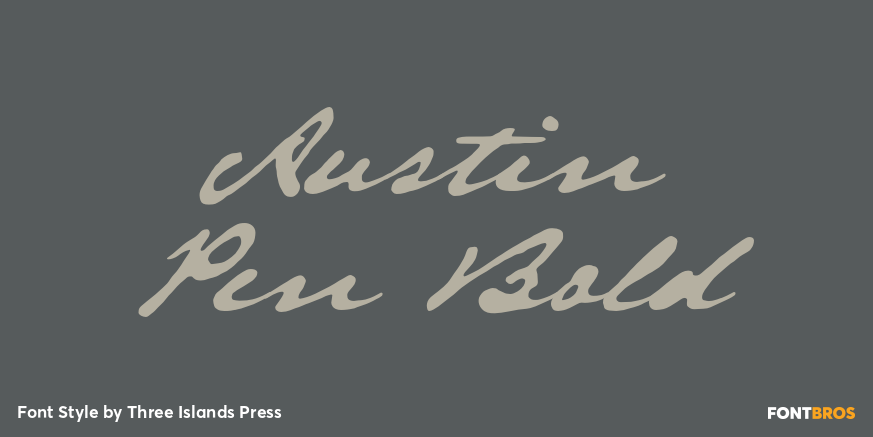 Austin Pen Bold Poster