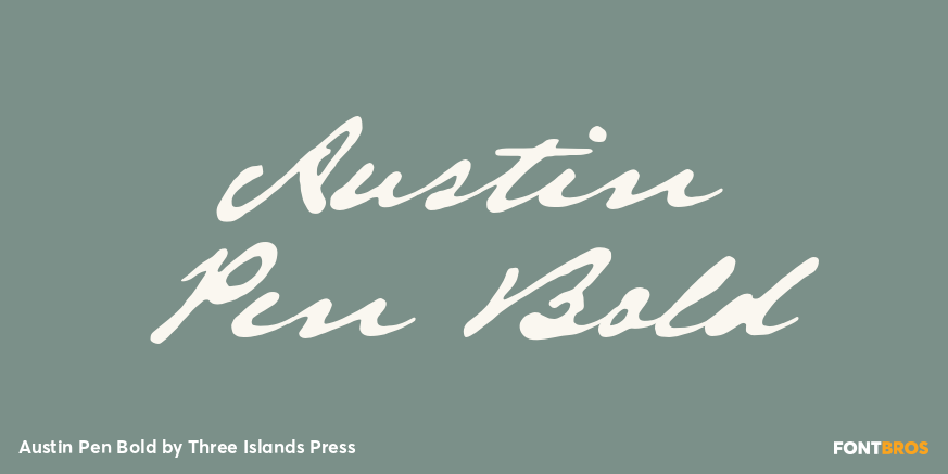 Austin Pen Bold Poster