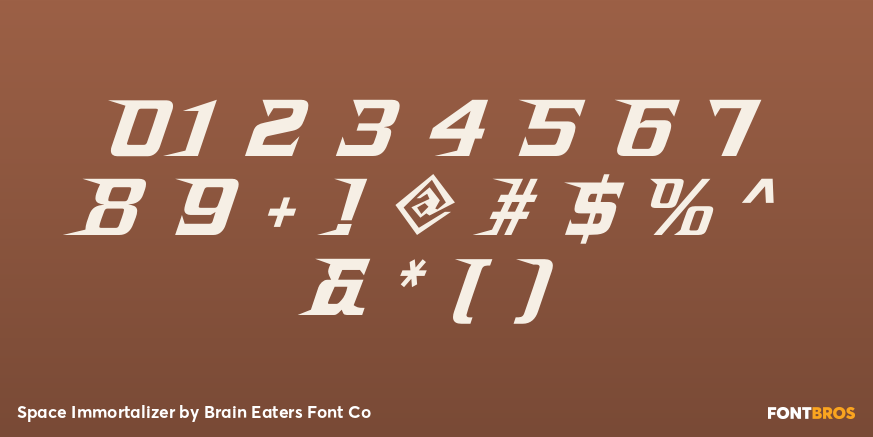 Space Immortalizer Font Poster #4