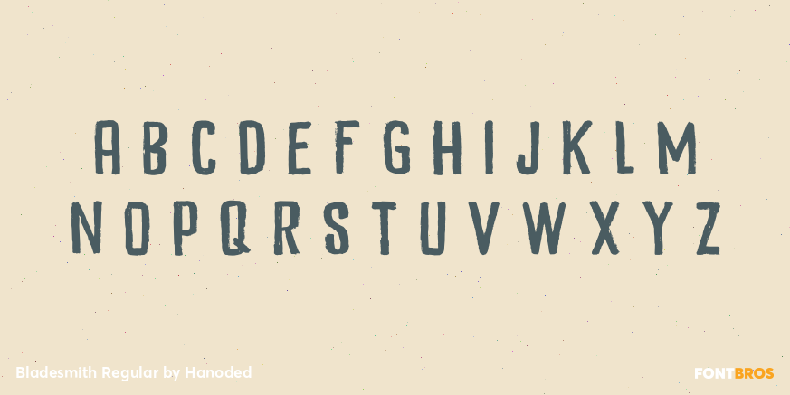 Bladesmith Regular Font Poster #2