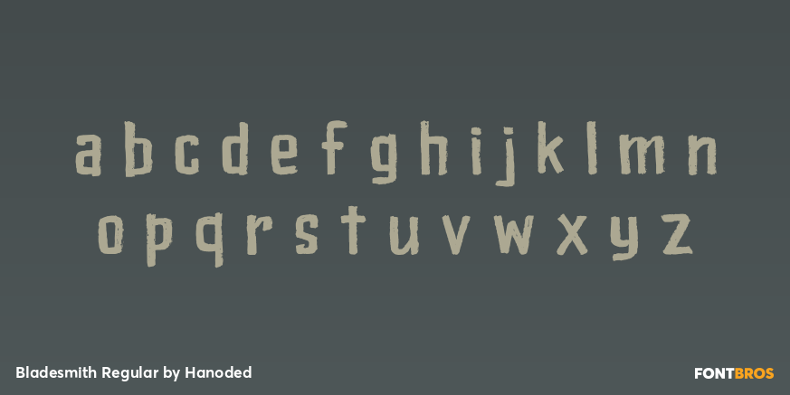 Bladesmith Regular Font Poster #3