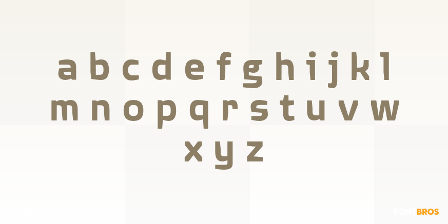 Quagmire B Font Poster #1