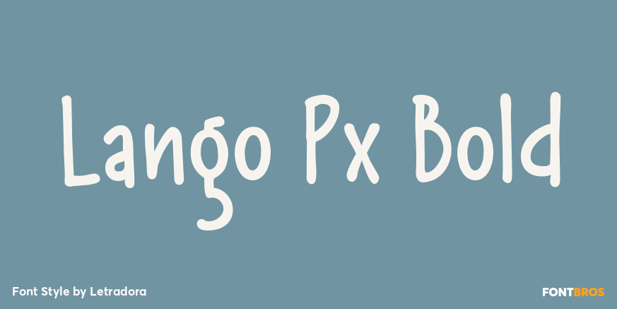 Lango Px Bold Font Poster #1