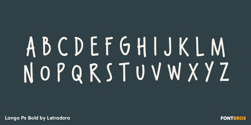 Lango Px Bold Font Poster #2