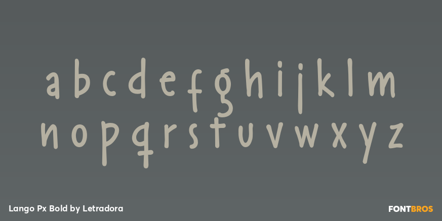 Lango Px Bold Font Poster #3