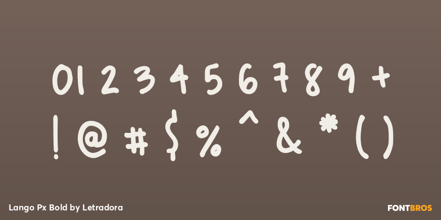 Lango Px Bold Font Poster #4