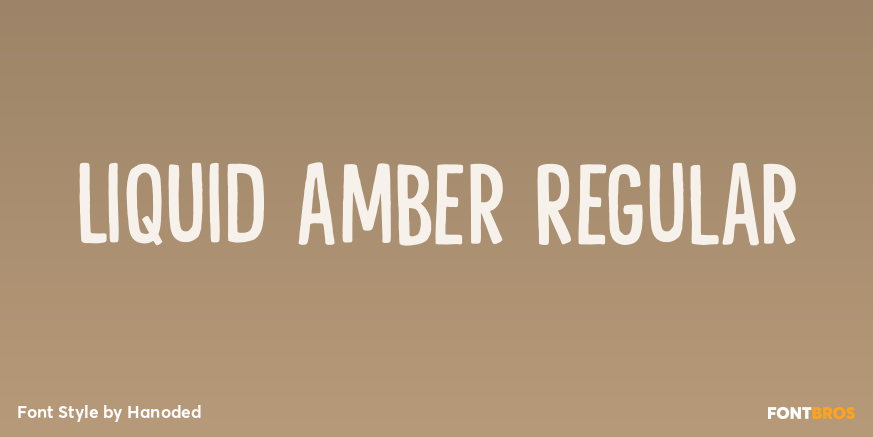 Liquid Amber Regular Poster