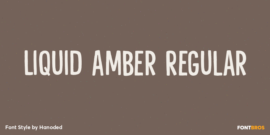 Liquid Amber Regular Poster