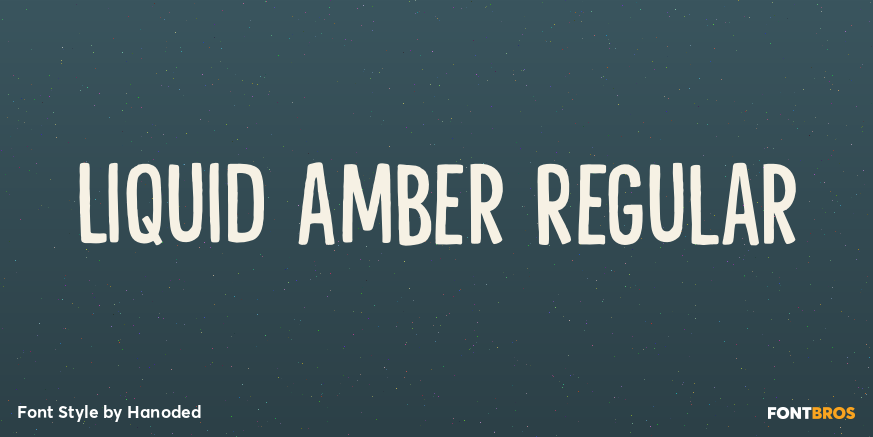 Liquid Amber Regular Poster