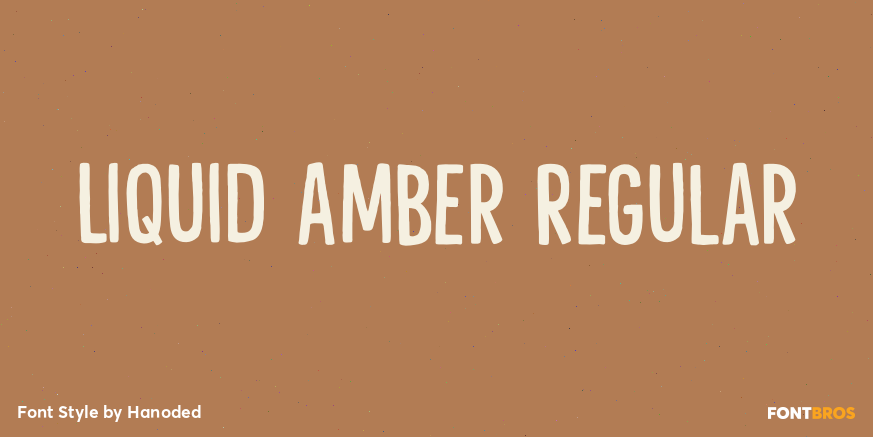 Liquid Amber Regular Poster