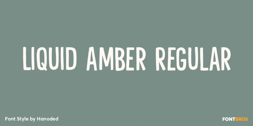 Liquid Amber Regular Poster