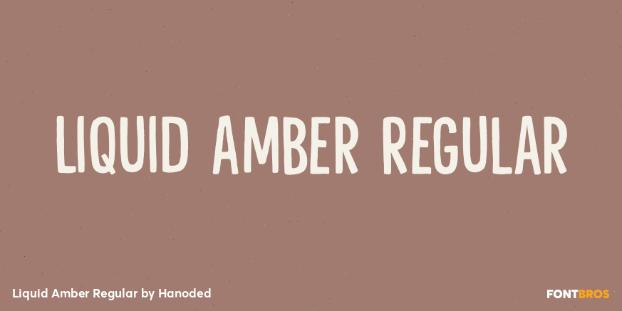 Liquid Amber Regular Poster