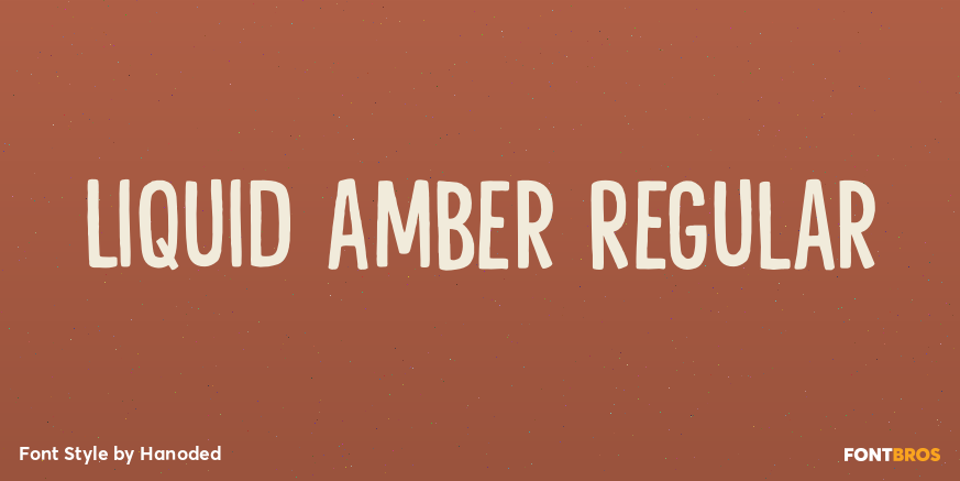 Liquid Amber Regular Poster