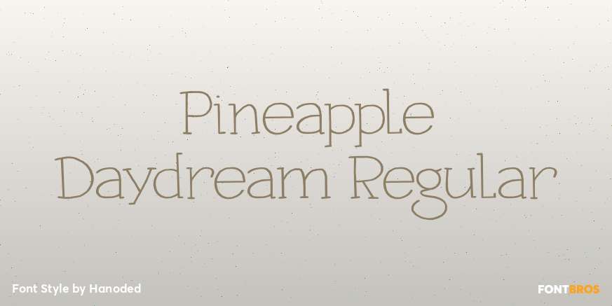 Pineapple Daydream Regular Poster