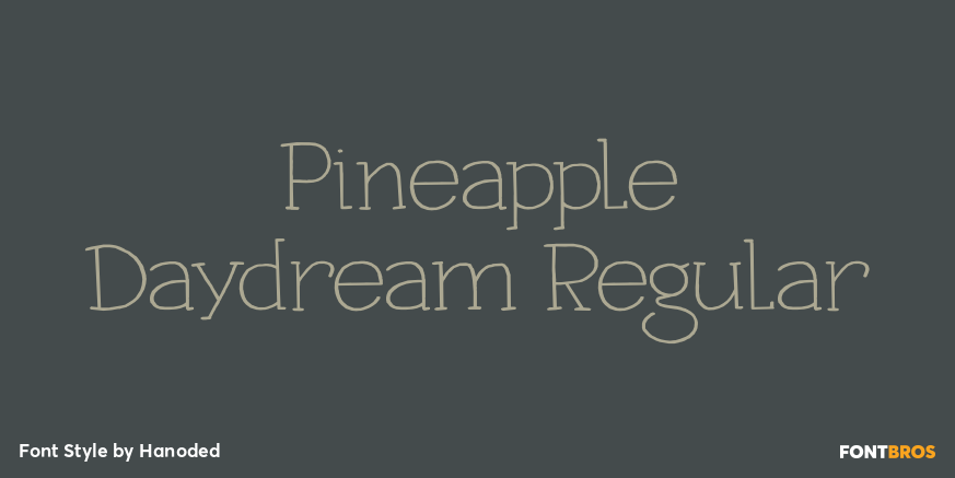 Pineapple Daydream Regular Poster