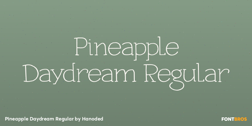 Pineapple Daydream Regular Poster