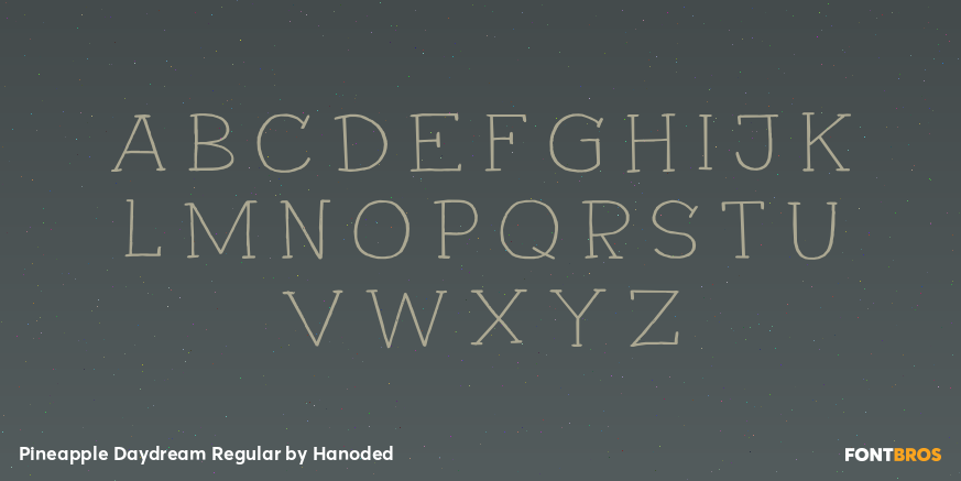 Pineapple Daydream Regular Font Poster #2