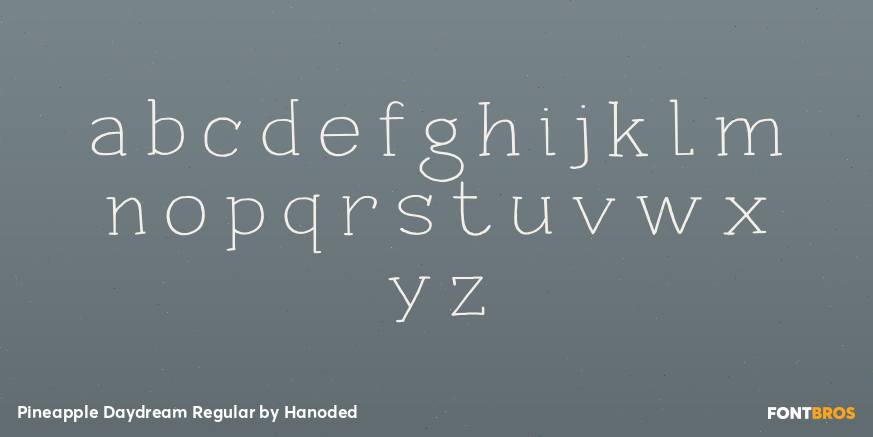Pineapple Daydream Regular Font Poster #3