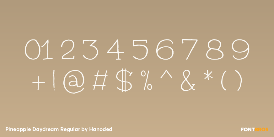 Pineapple Daydream Regular Font Poster #4