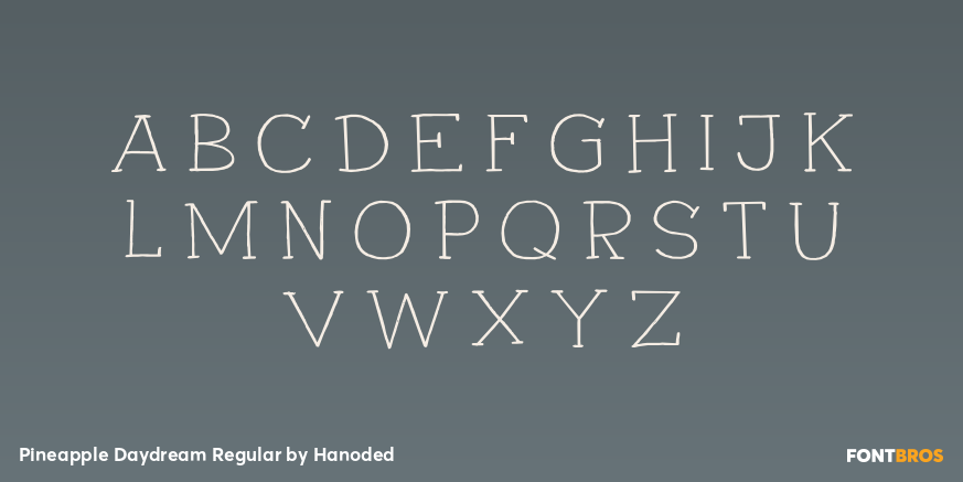 Pineapple Daydream Regular Font Poster #1