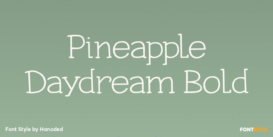 Pineapple Daydream Bold Poster