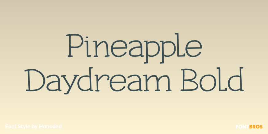 Pineapple Daydream Bold Poster