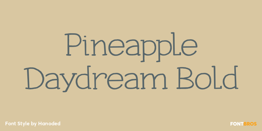 Pineapple Daydream Bold Poster