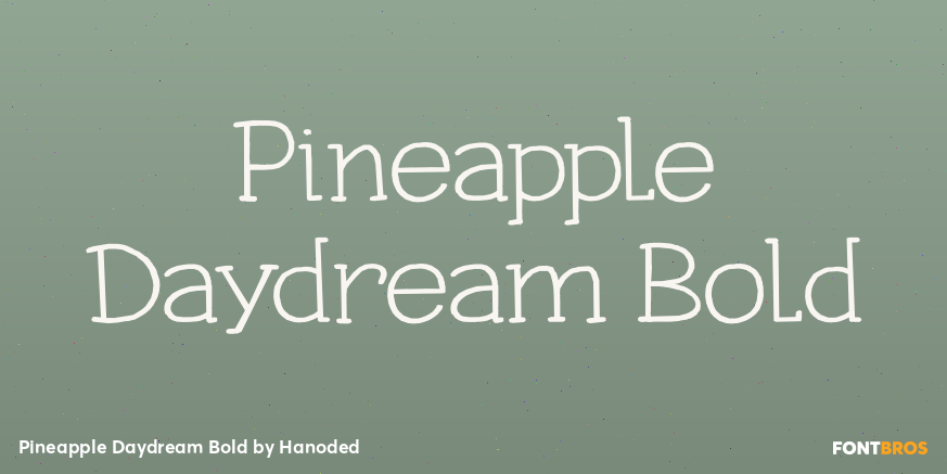 Pineapple Daydream Bold Poster