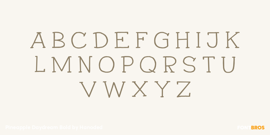 Pineapple Daydream Bold Font Poster #2